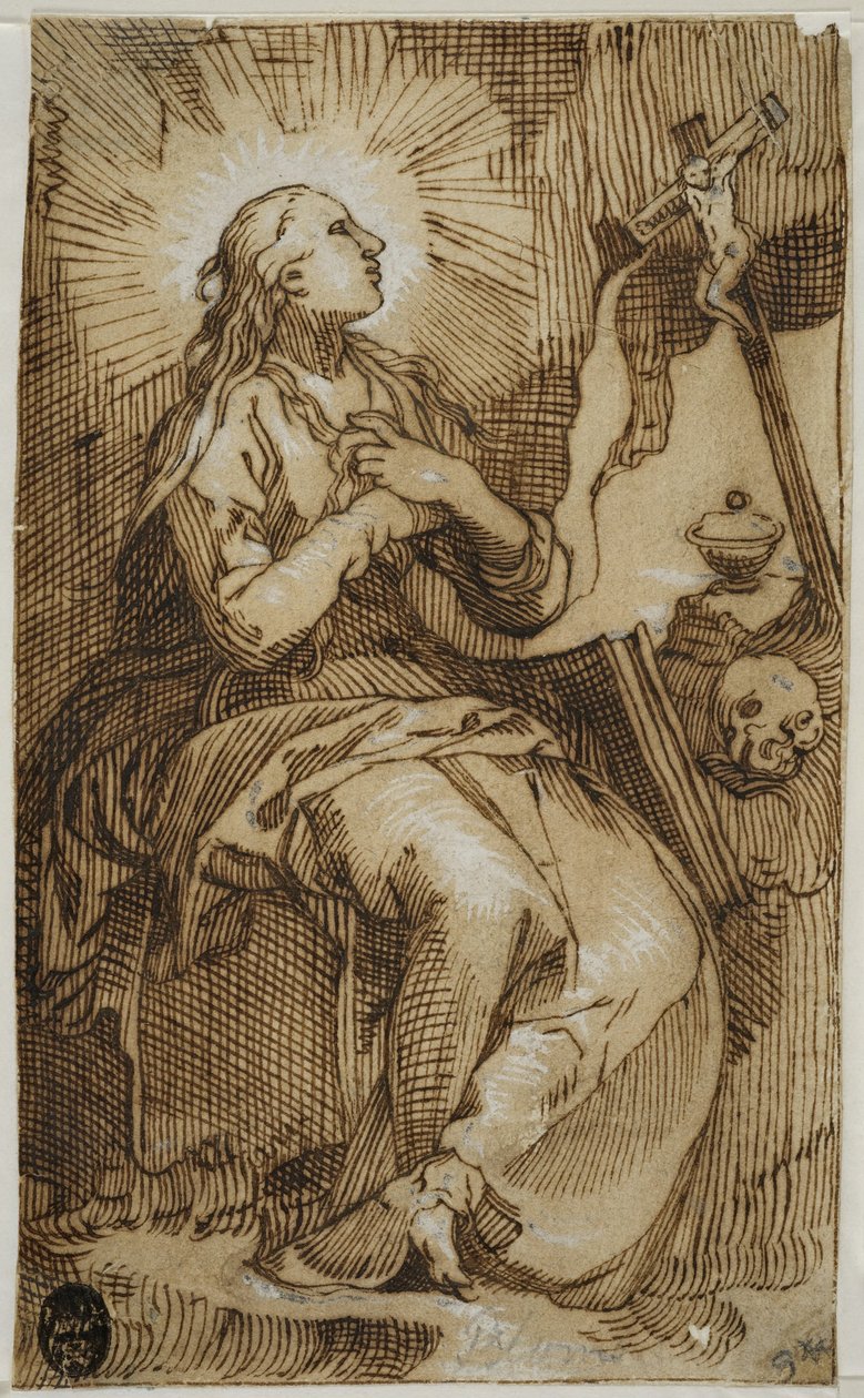 St Mary Magdalene by Abraham Bloemaert