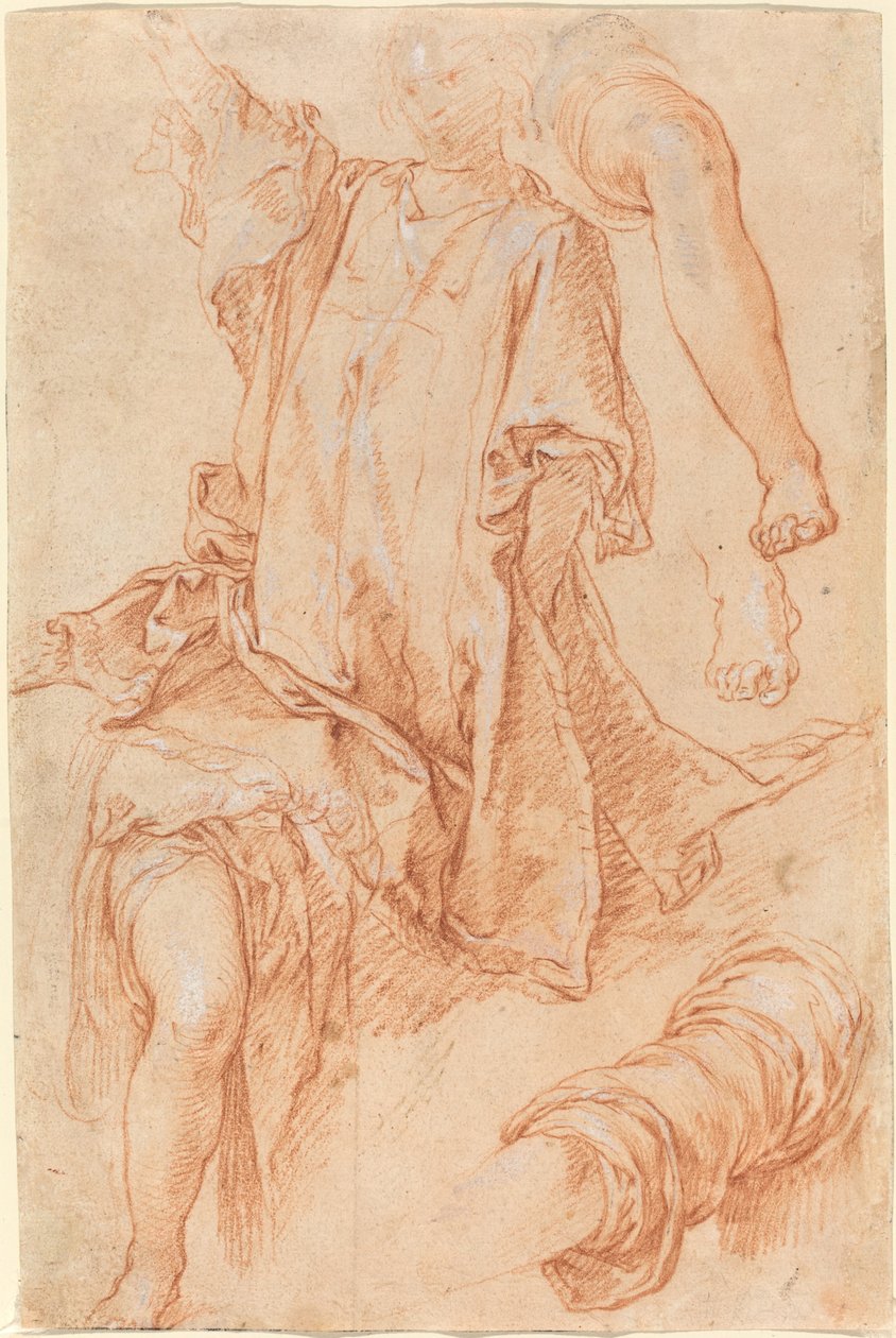 Studies of Legs and Drapery by Abraham Bloemaert