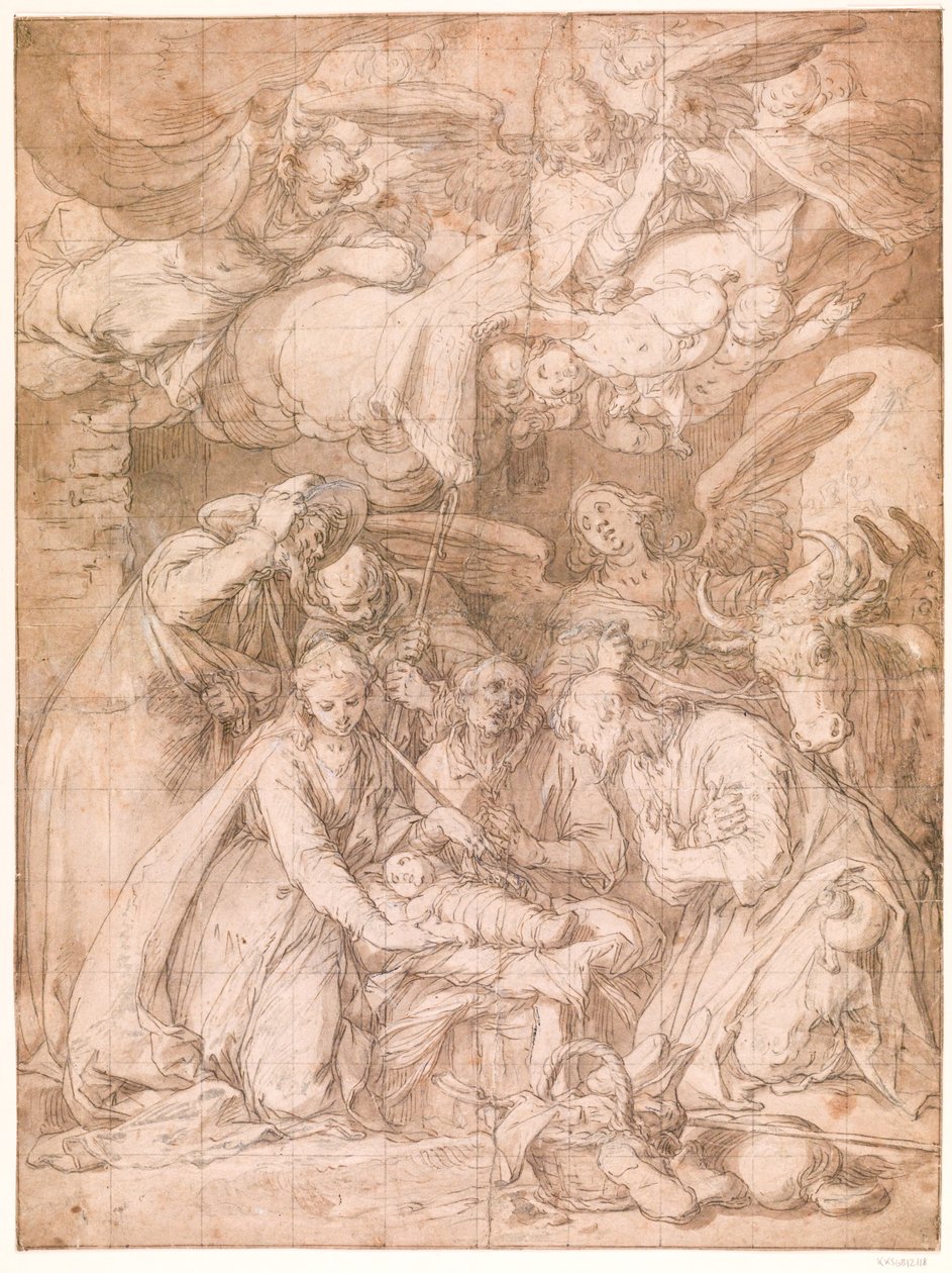 The Adoration of the Shepherds by Abraham Bloemaert