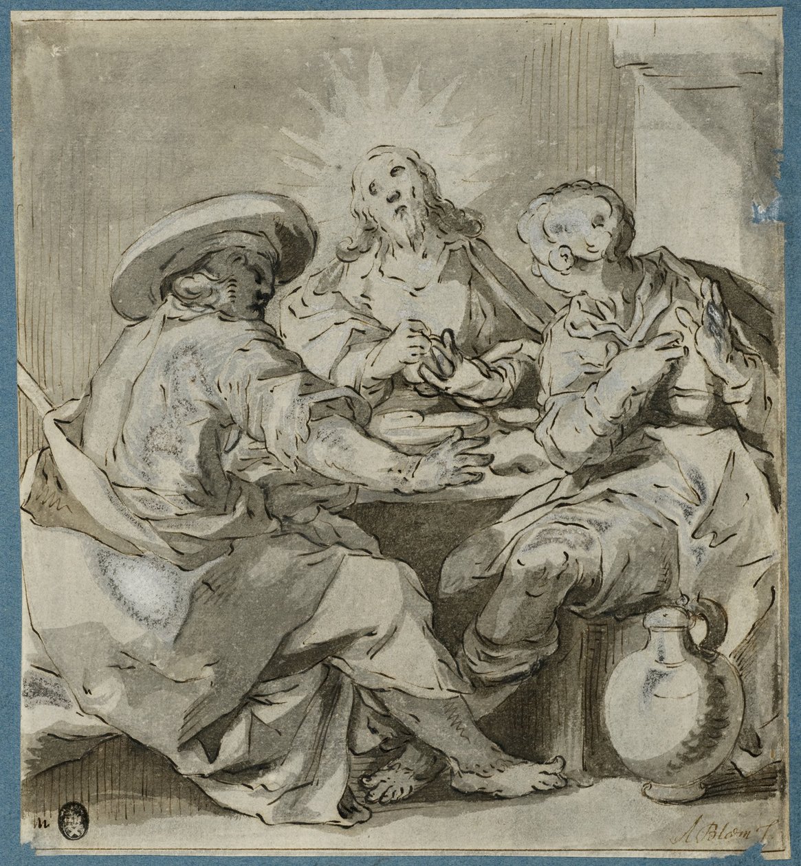 The Supper at Emmaus by Abraham Bloemaert