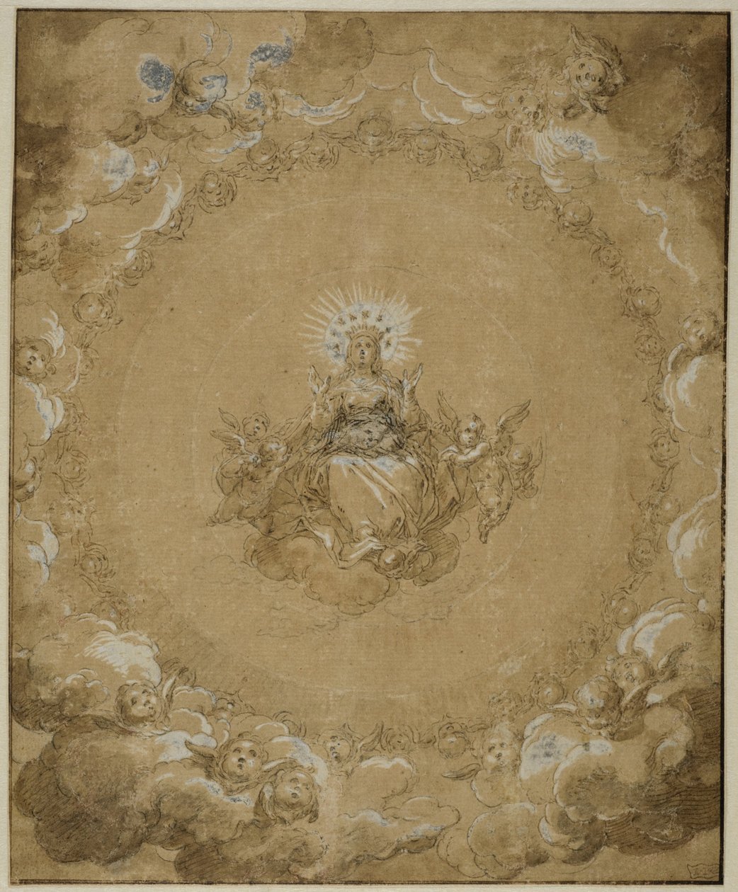 The Virgin in Glory by Abraham Bloemaert