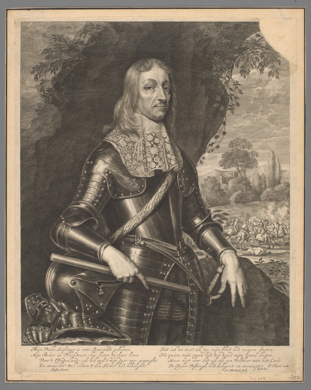 Portrait of William Frederick, Count of Nassau-Dietz by Abraham Bloteling