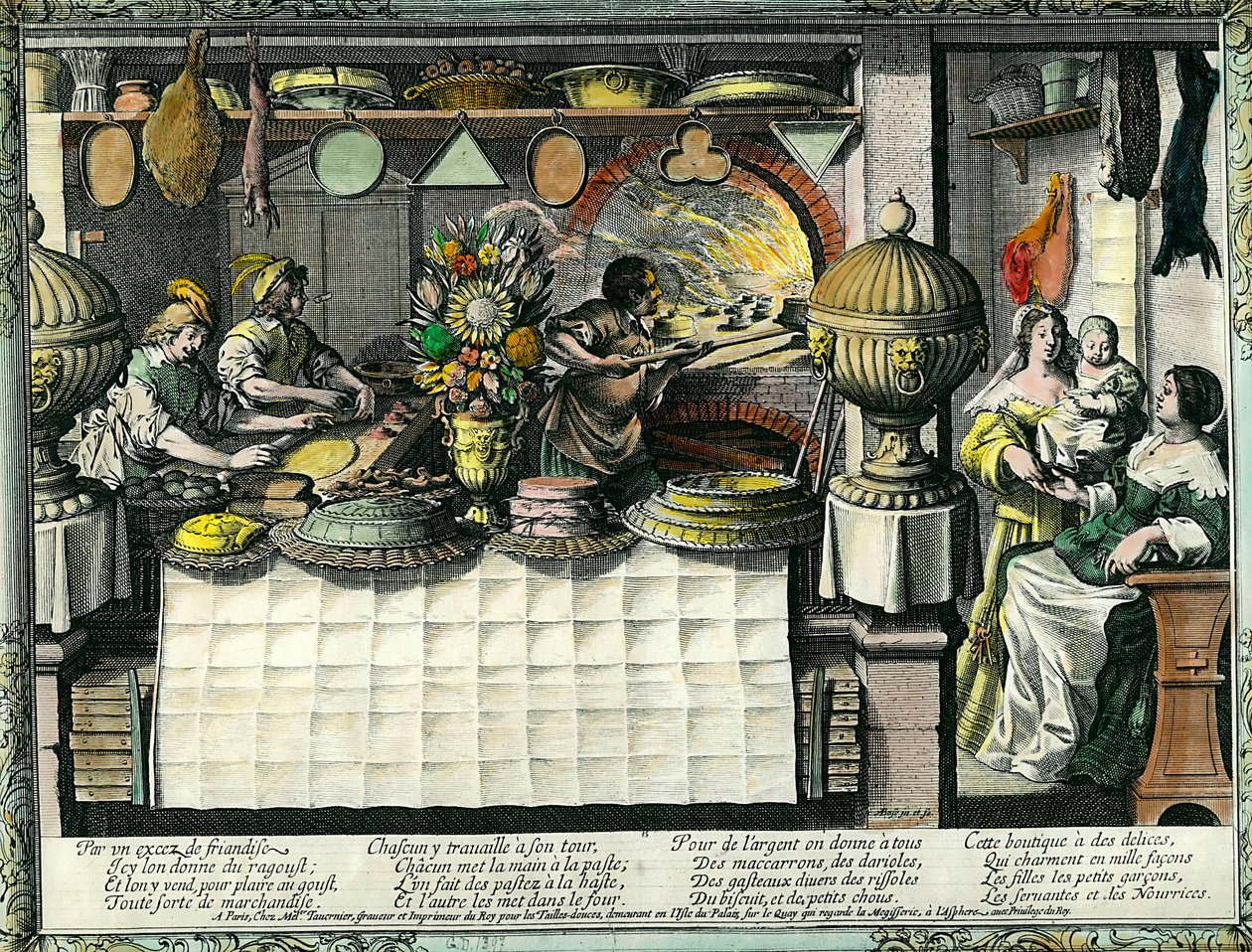 A pastry shop in the 17th century by Abraham Bosse