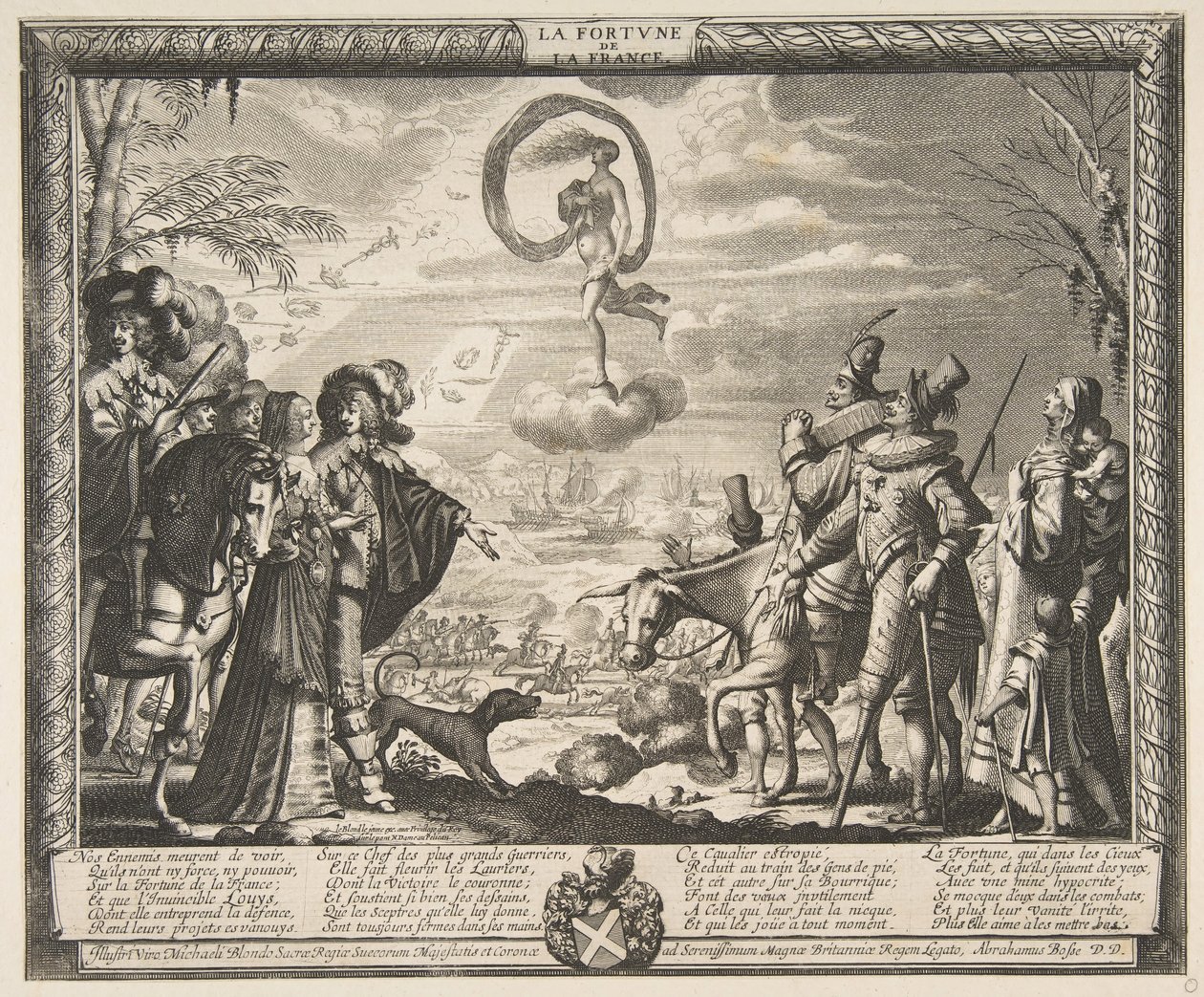 Fortune Favoring France by Abraham Bosse