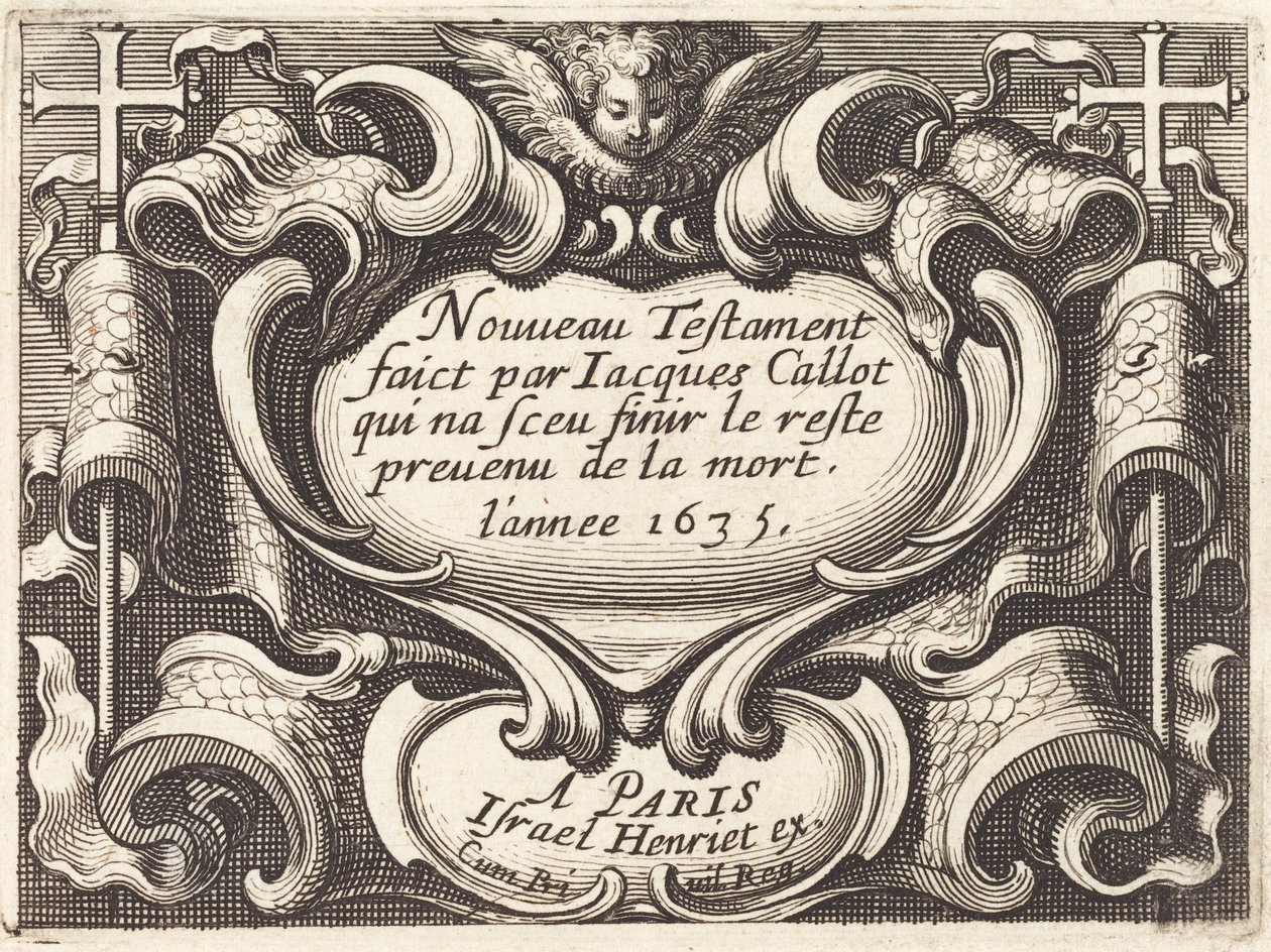 Frontispiece for Callot's 'The New Testament'