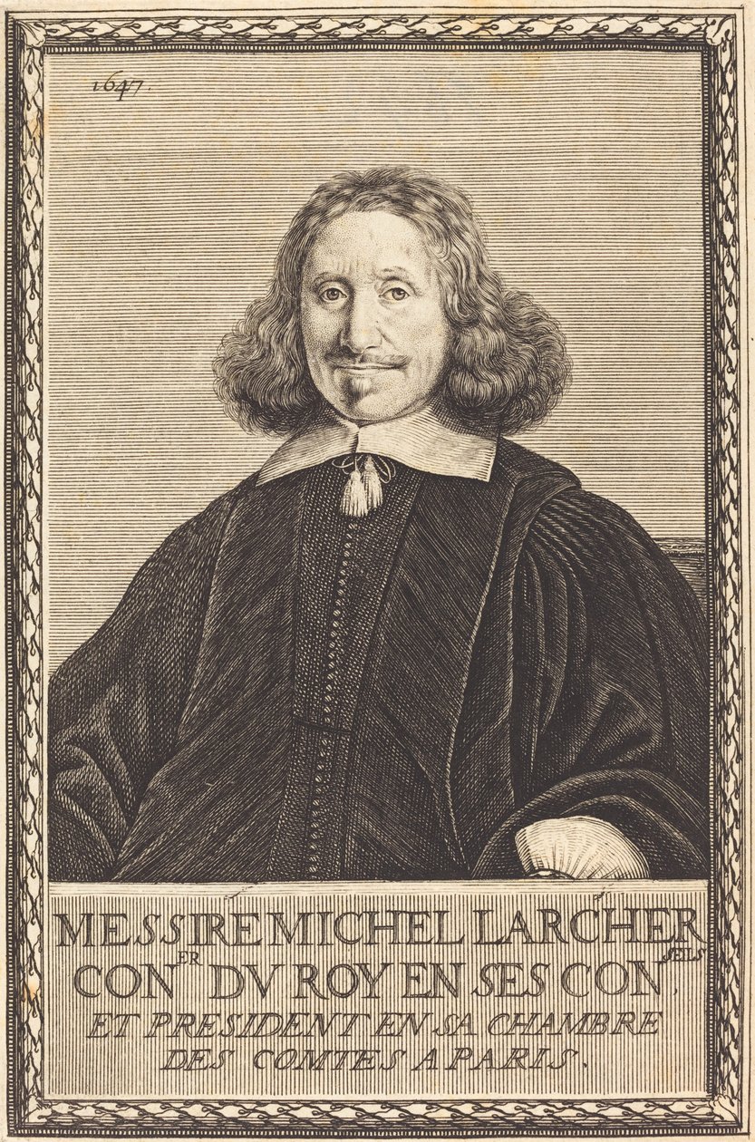 Michel Larcher by Abraham Bosse