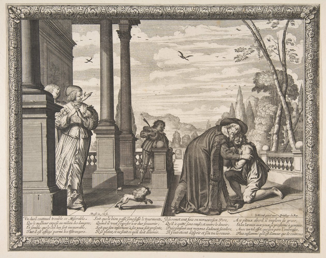 Return of the Prodigal Son, ca. 1636 by Abraham Bosse