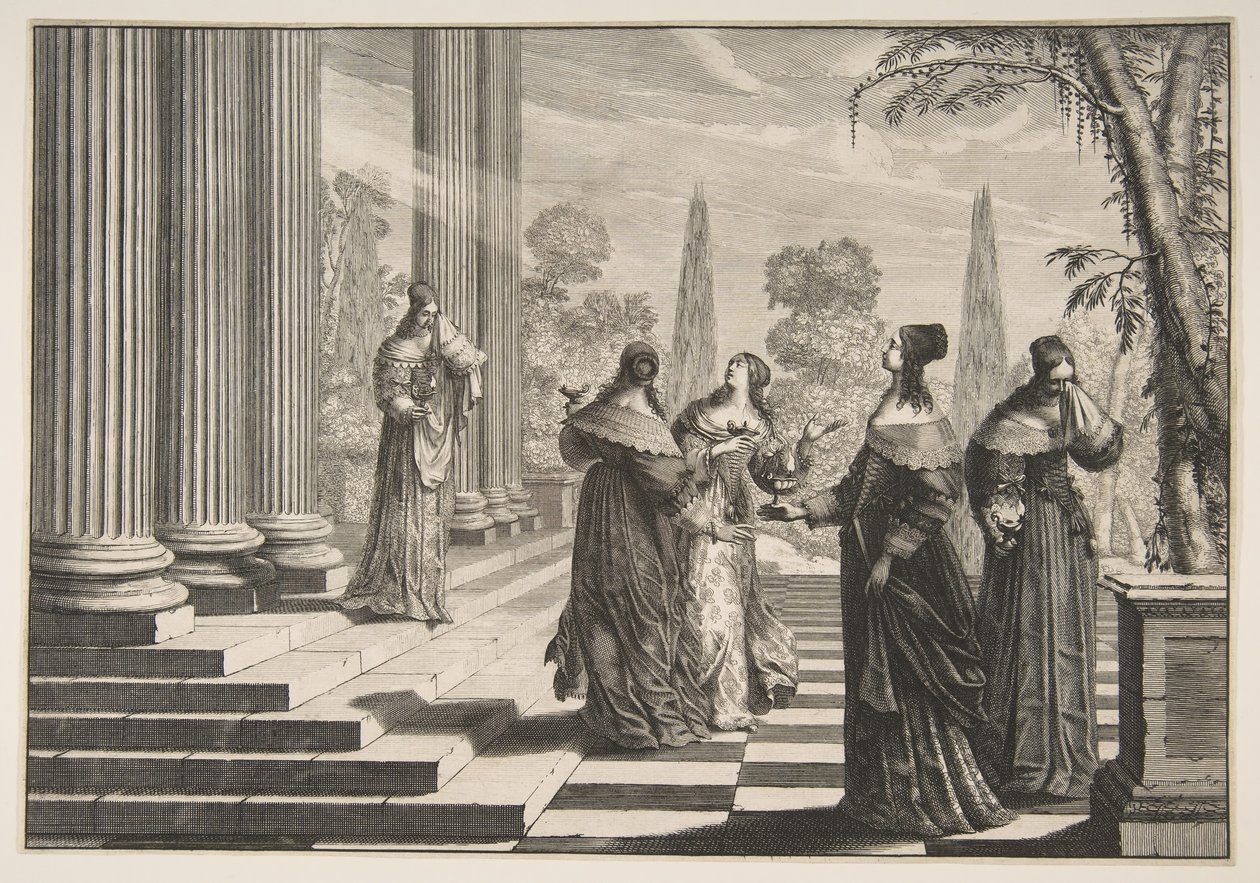 The Foolish Virgins Rejected by Abraham Bosse