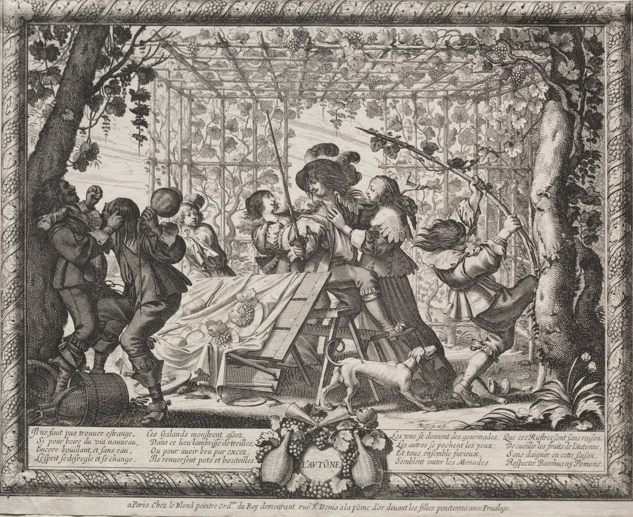The Four Seasons: Autumn by Abraham Bosse