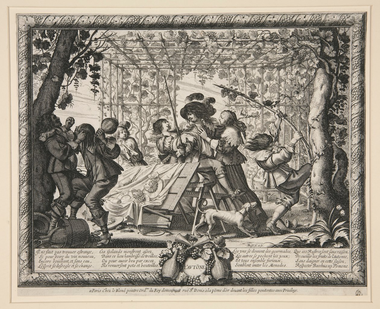 The Four Seasons: Autumn by Abraham Bosse