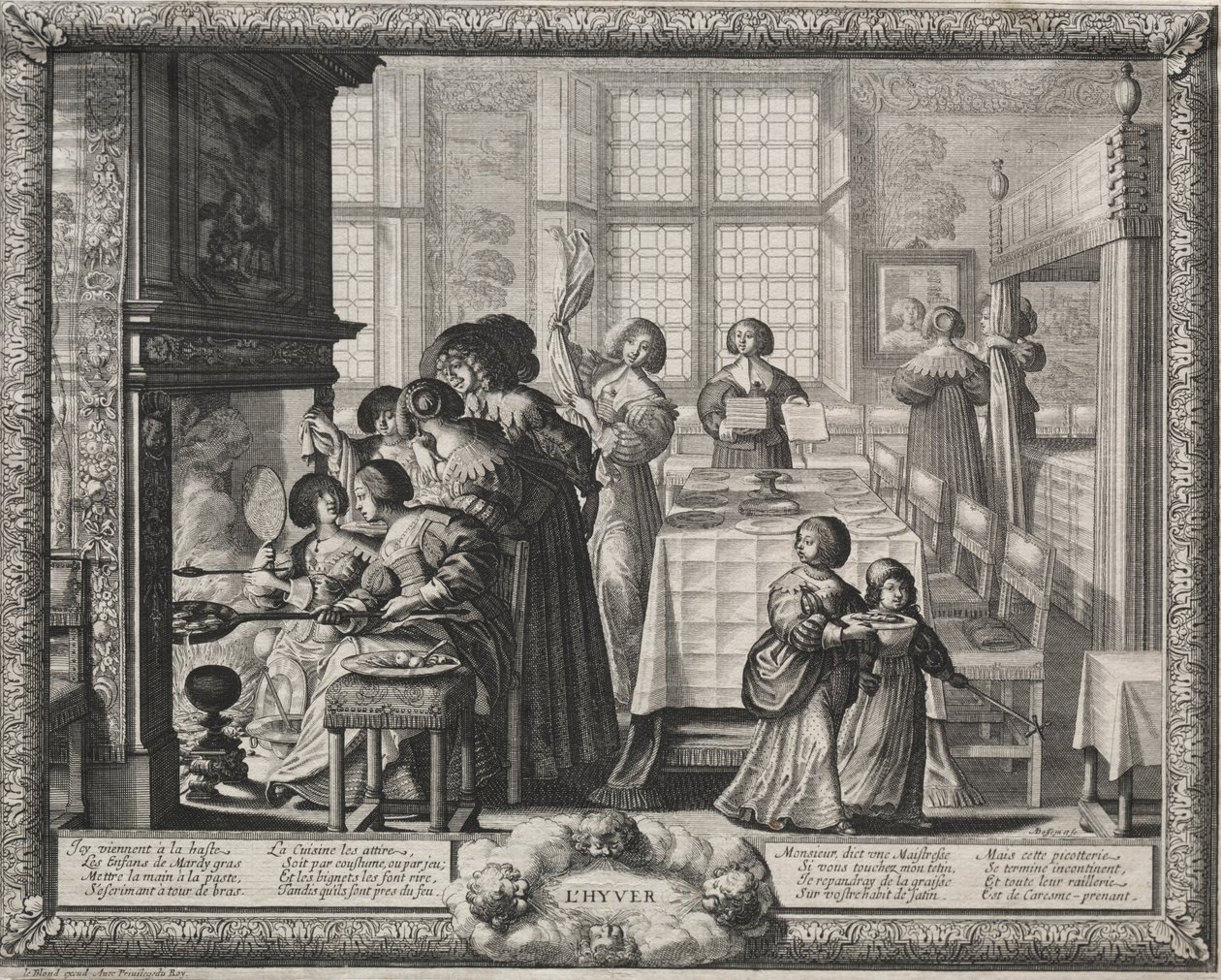 The Four Seasons: Winter by Abraham Bosse