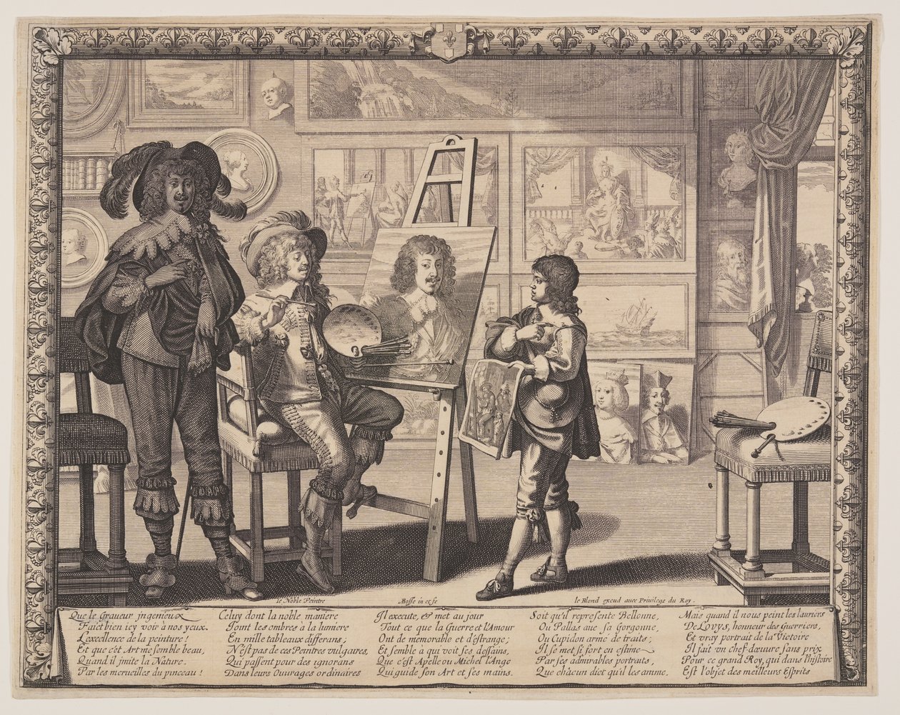 The Noble Painter by Abraham Bosse