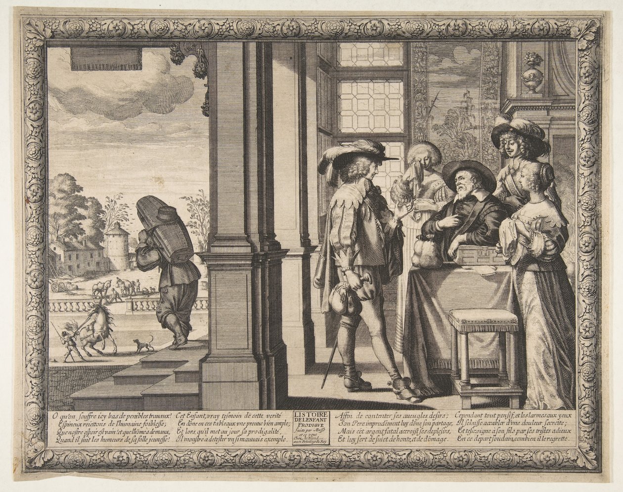 The Prodigal Son Leaves Home by Abraham Bosse