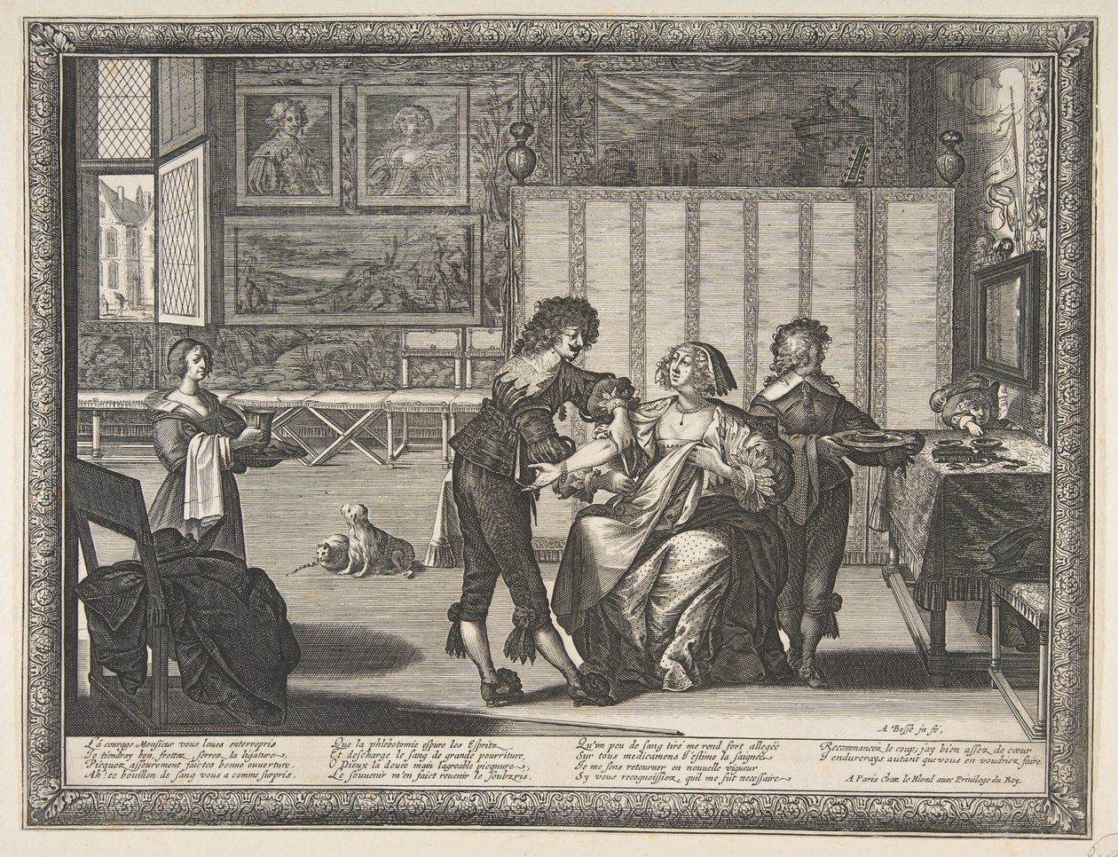 The Surgeon La Saignée, 1632 by Abraham Bosse