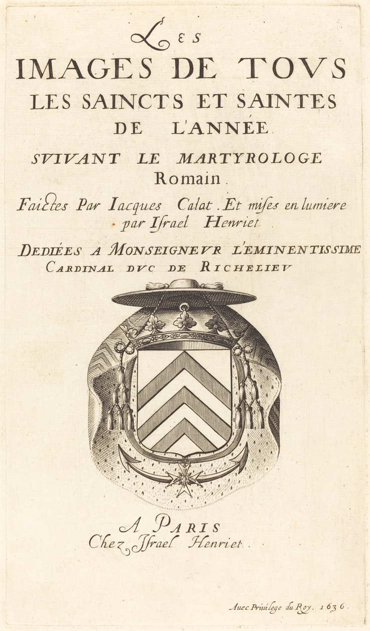 Title Page for Callot