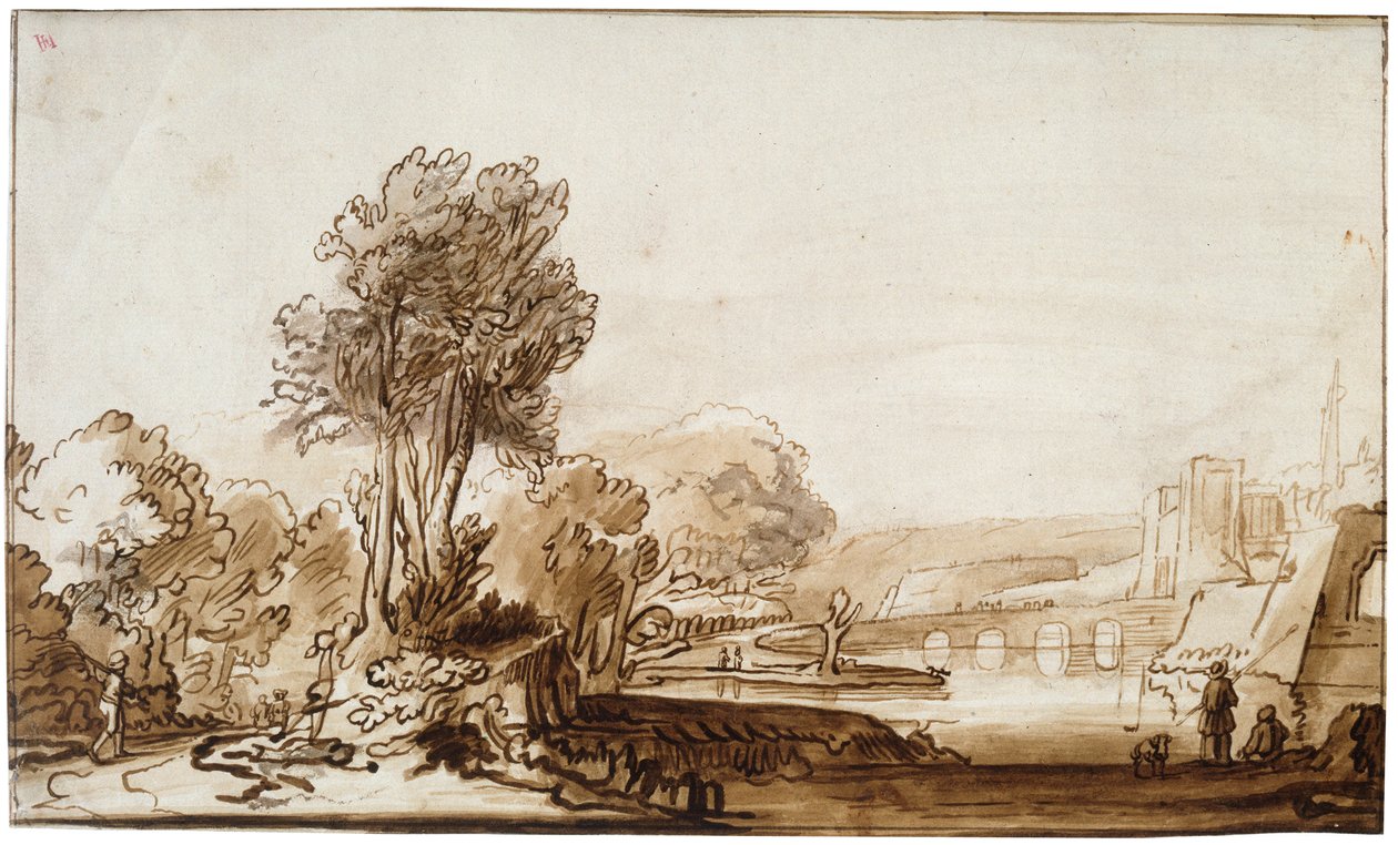 A Doorway to the Castle, 17th century by Abraham Furnerius