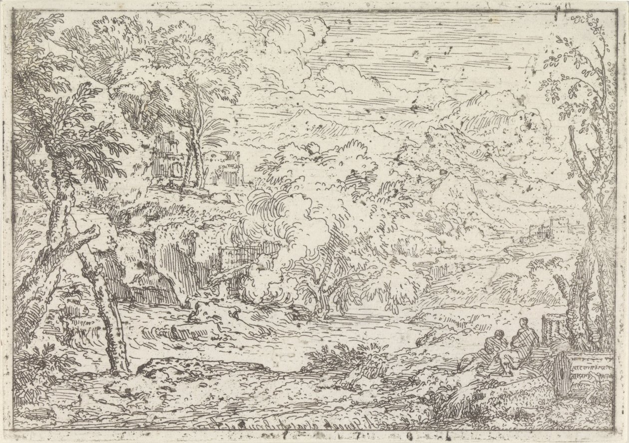 Landscape with Ruins by Abraham Genoels