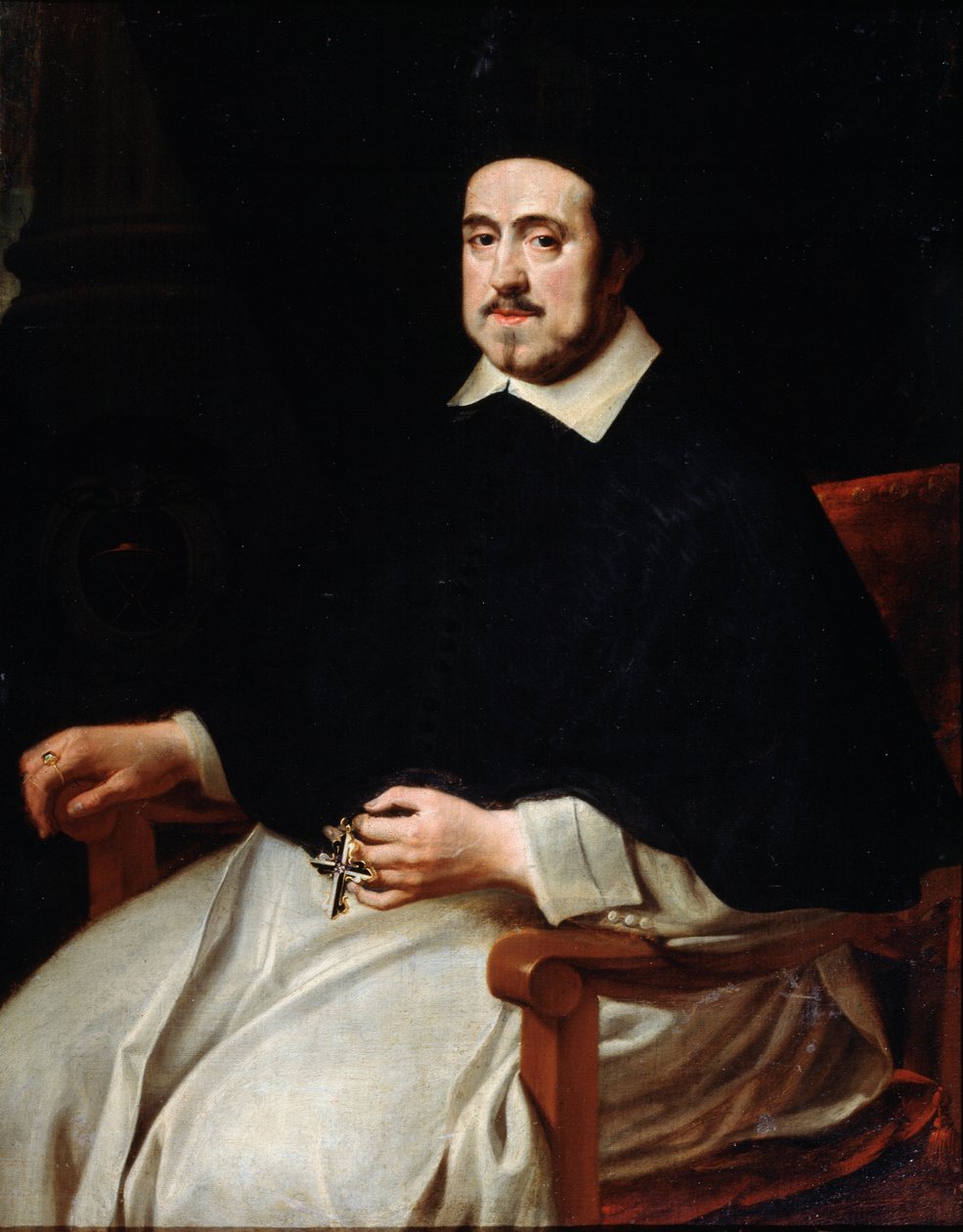 Portrait of the Bishop of Antwerp Ambrosius Cappelus by Abraham Jansz van Diepenbeeck