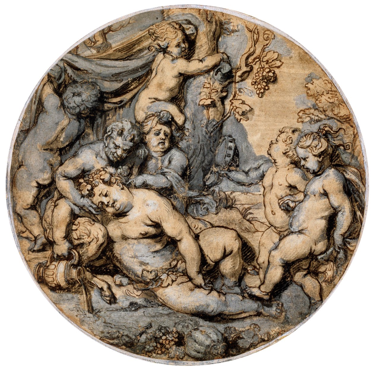 Sleeping Bacchus, 17th century by Abraham Jansz van Diepenbeeck