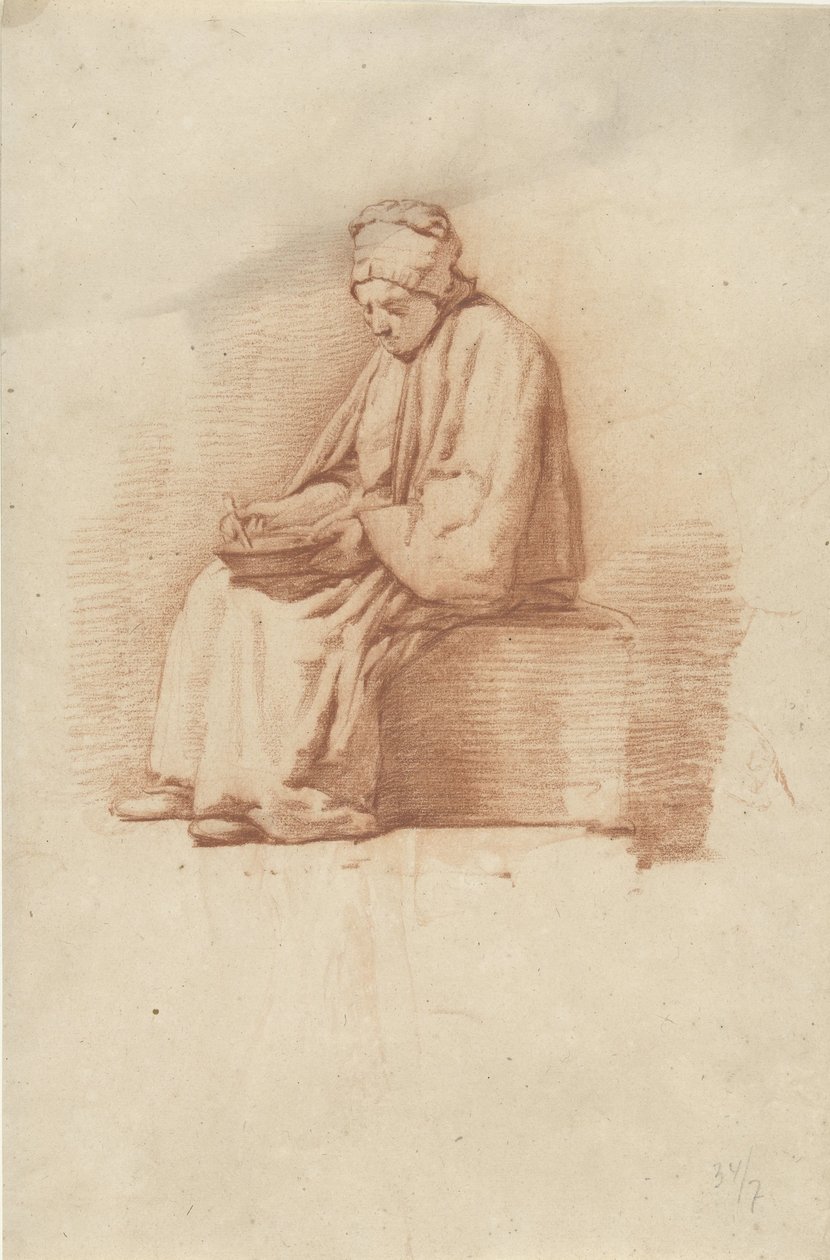 Seated Woman by Abraham Johannes Ruytenschildt