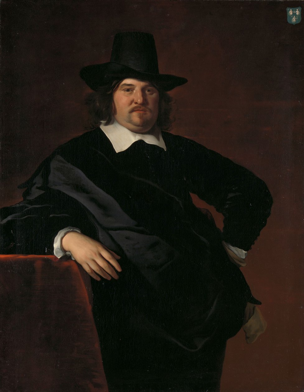 Abraham de Visscher by Abraham Lambertsz van den Tempel