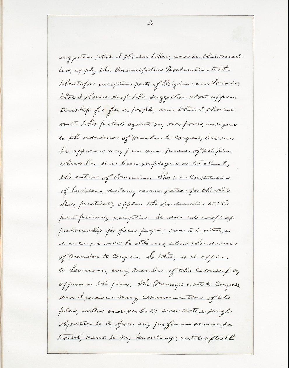 Autograph Manuscript of Lincoln