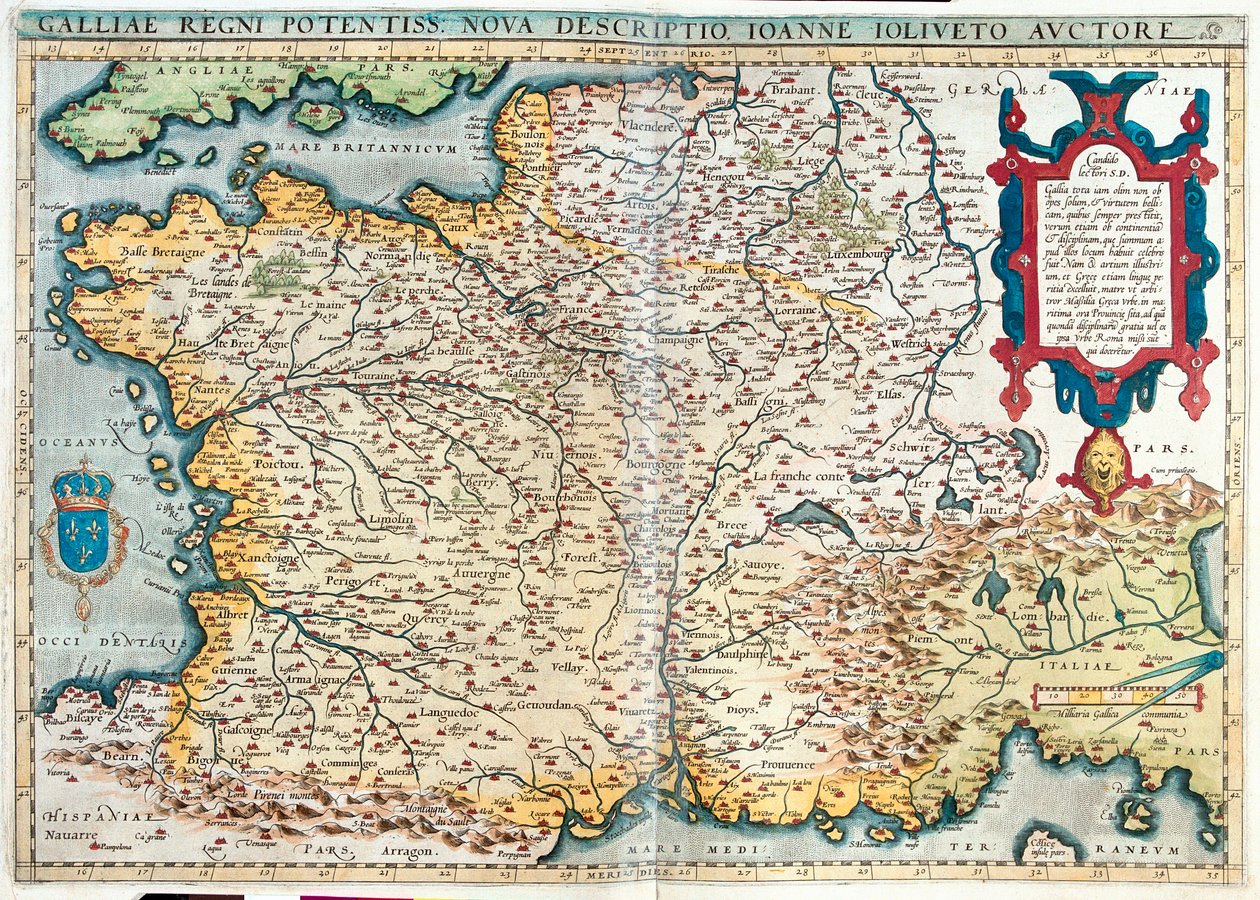 France by Abraham Ortelius