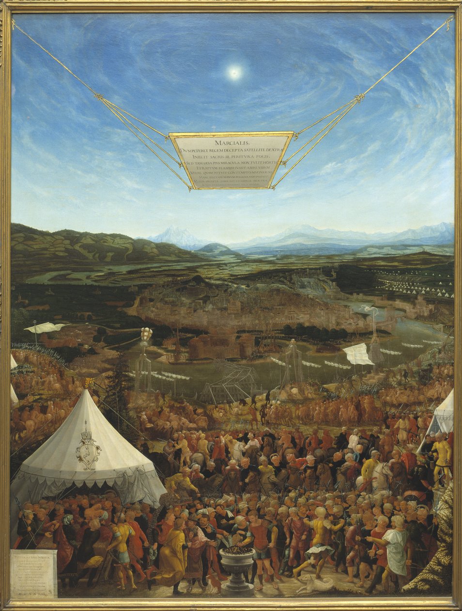 Mucius Scaevola Before Porsenna by Abraham Schöpfer