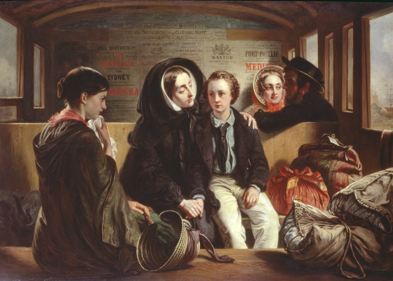 Second Class - The Parting by Abraham Solomon