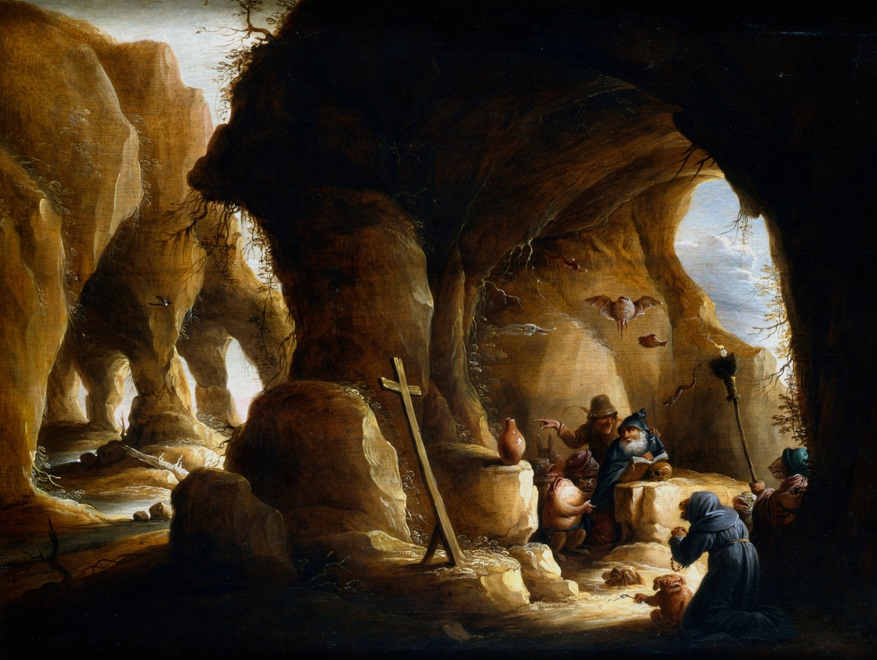 The Temptation of St Anthony, c. 1649-1670 by Abraham Teniers
