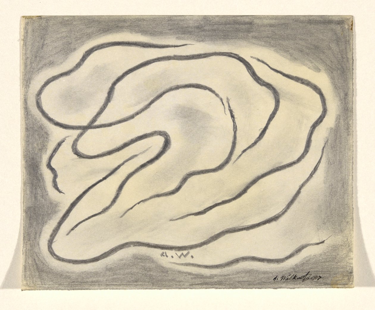 Rhythmic Lines: Abstraction by Abraham Walkowitz