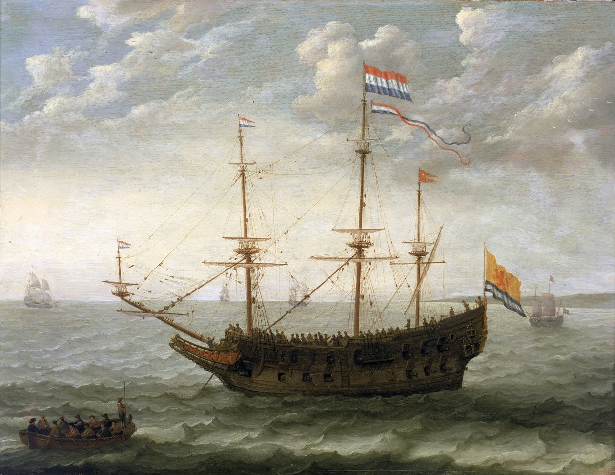 A Ship from Zeeland (Netherlands) by Abraham Willaerts