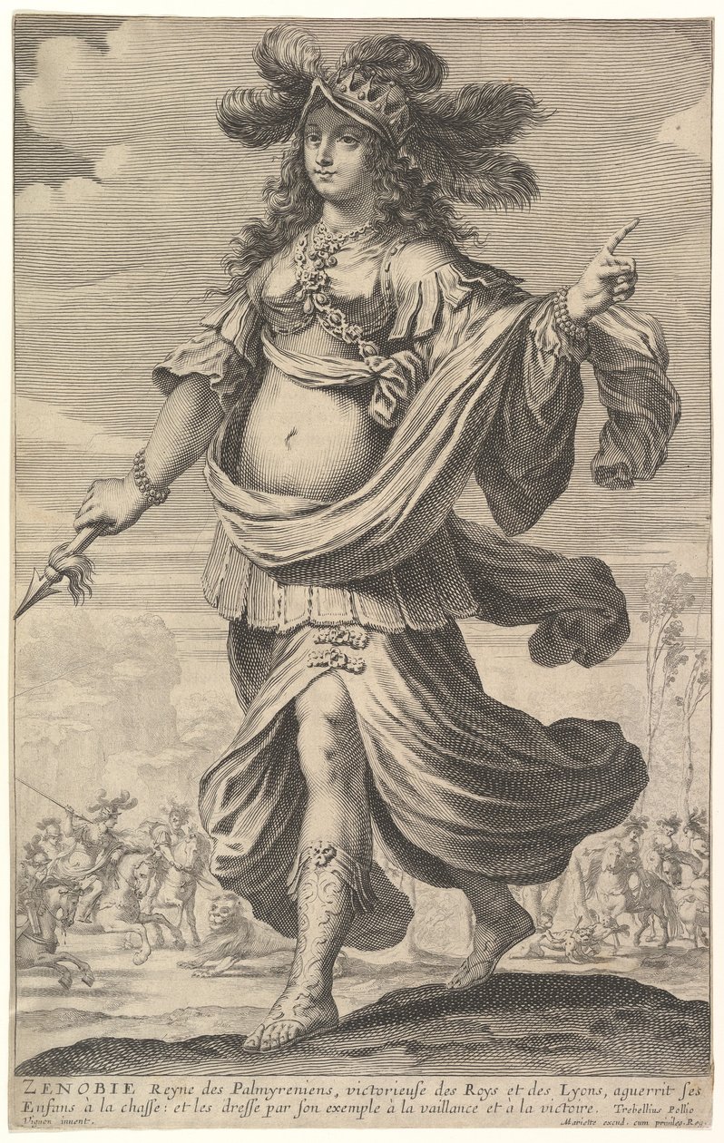 Zenobia, an Illustration from Pierre Le Moyne