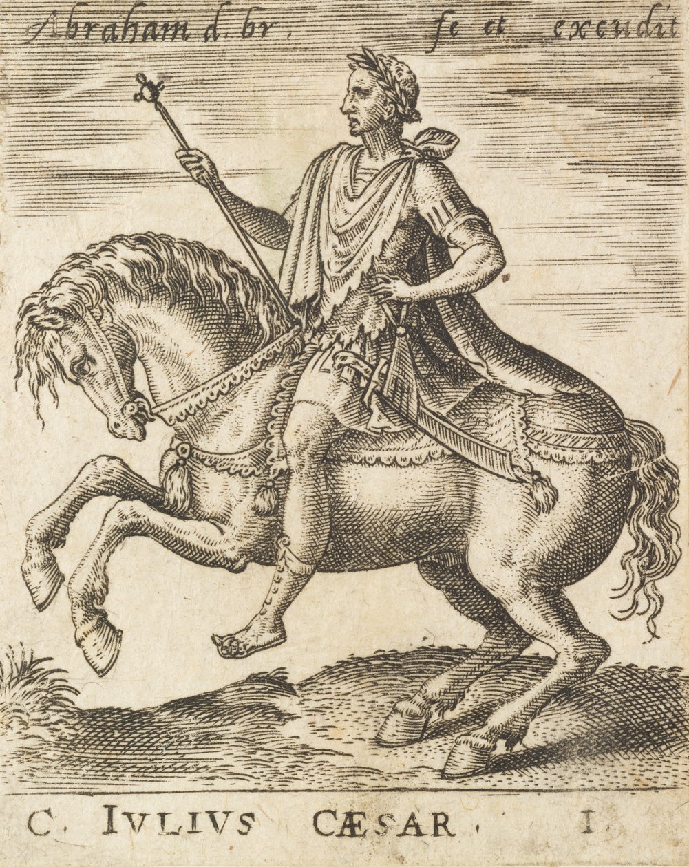 C. Julius Caesar from Twelve Caesars on Horseback by Abraham de Bruyn