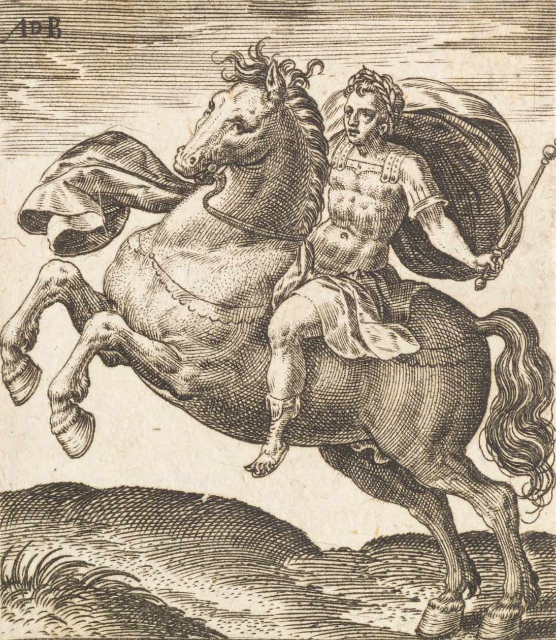 Domitianus from Twelve Caesars on Horseback by Abraham de Bruyn