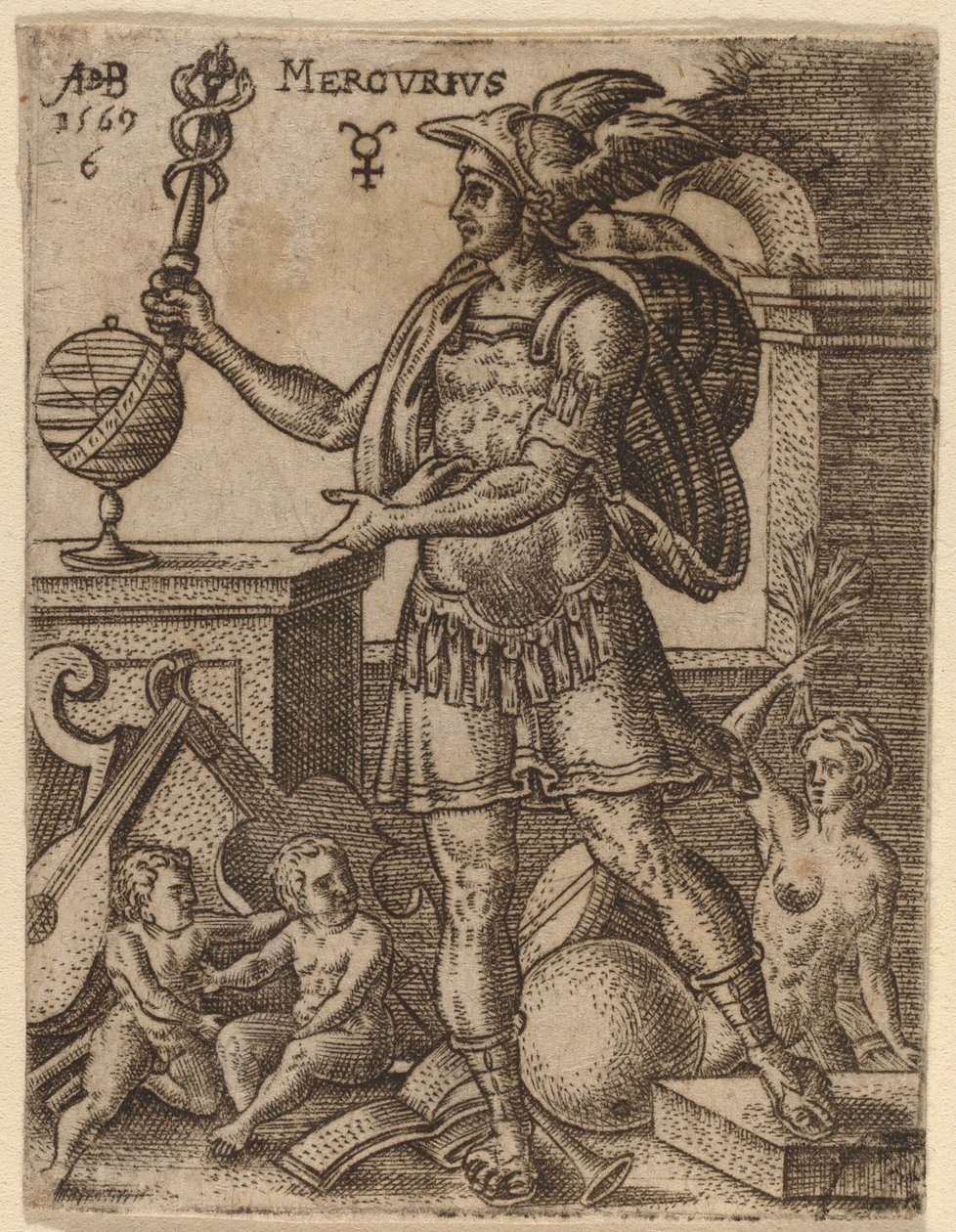 Mercury by Abraham de Bruyn