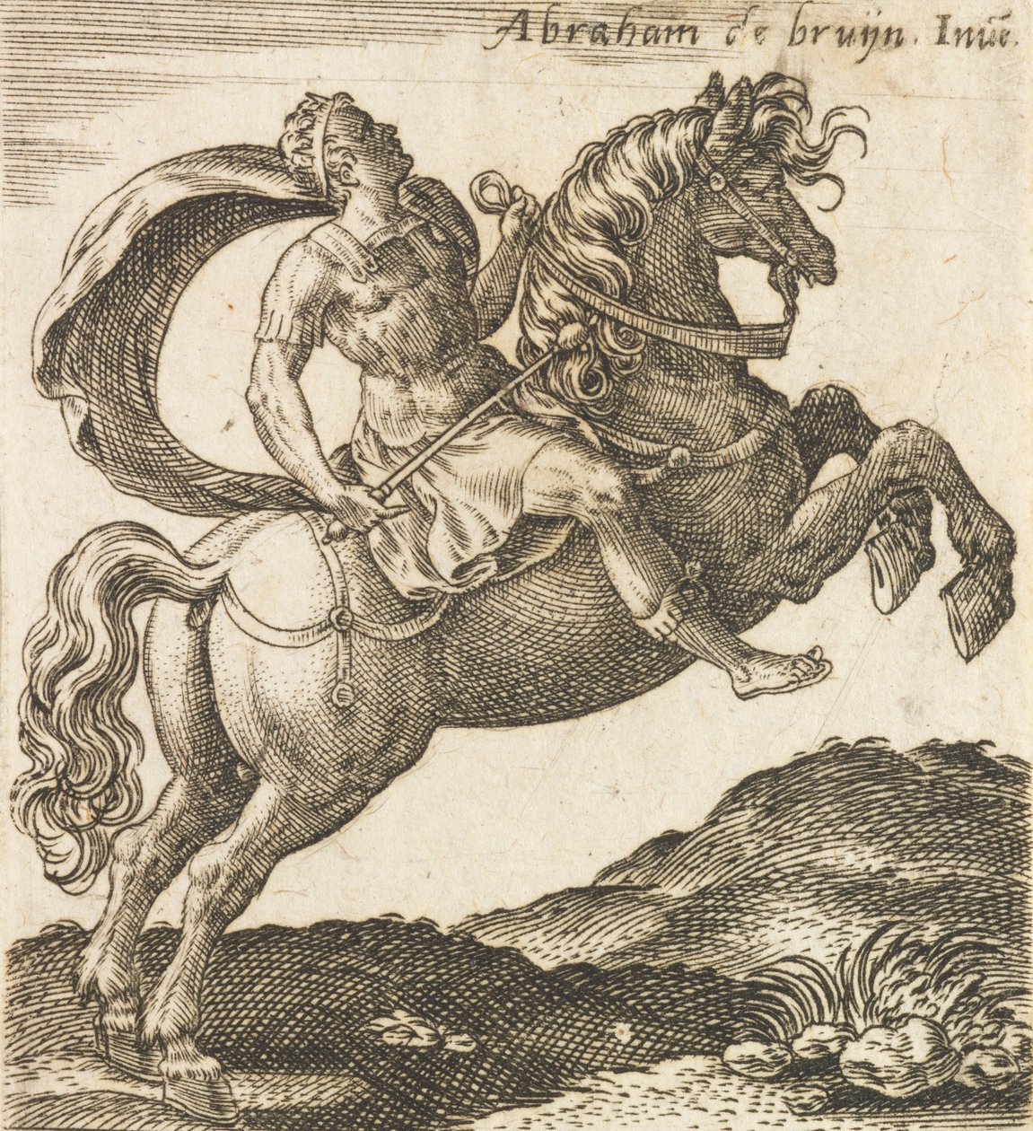 Titus Vespasianus from Twelve Caesars on Horseback, ca. 1565-1587 by Abraham de Bruyn