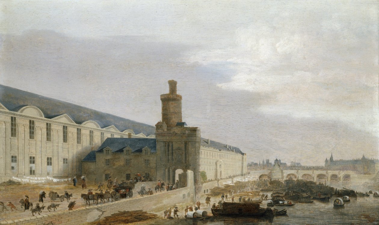 The Great Gallery in the Louvre, c. 1640 by Abraham de Verwer