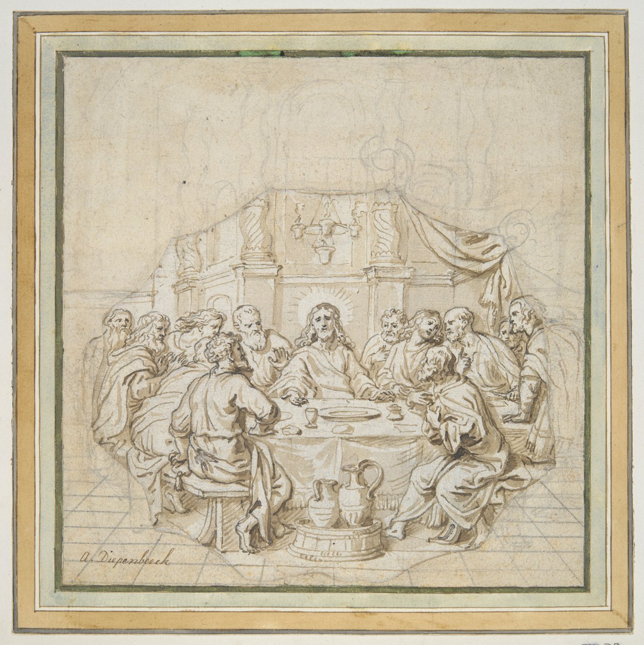 The Last Supper by Abraham van Diepenbeeck
