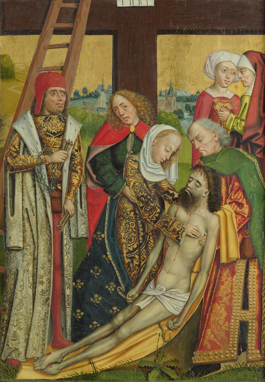 Descent from the Cross, from the Dome Altar, 1499 by Absolon Stumme