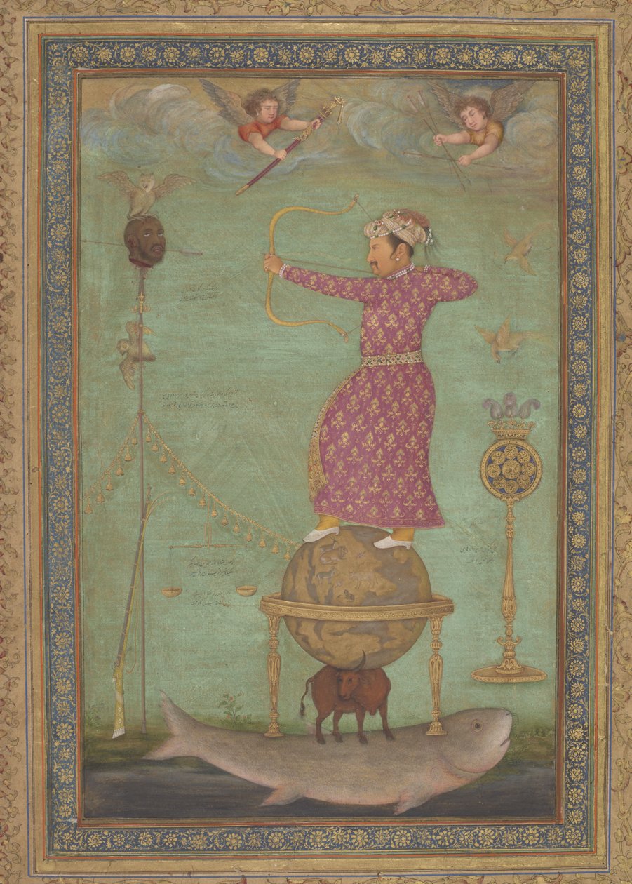 Jahangir Shooting the Head of Malik Ambar, early 17th century by Abu