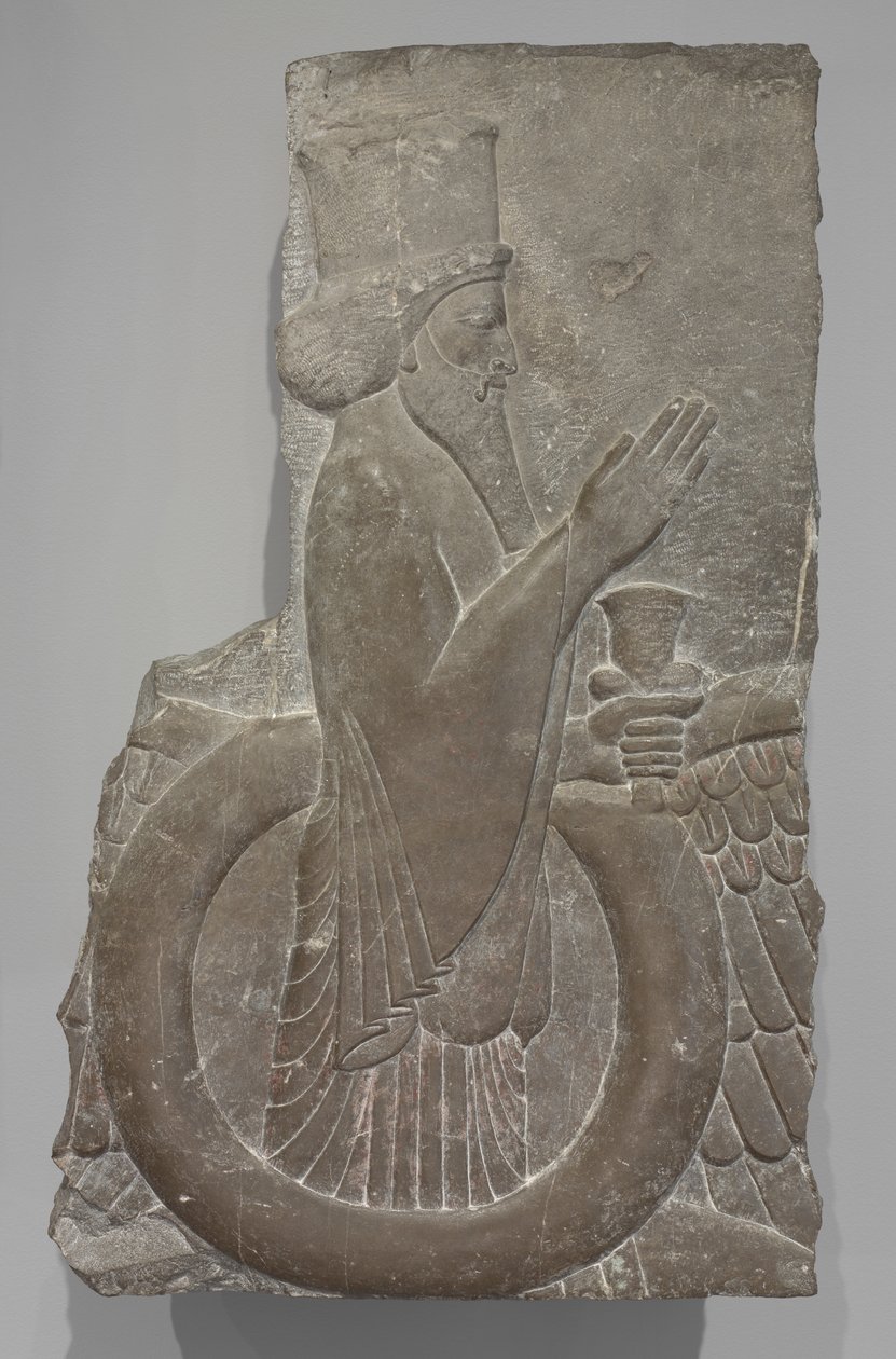 Ahuramazda in the Winged Disk, Persepolis, 486-460 BC by Achaemenid
