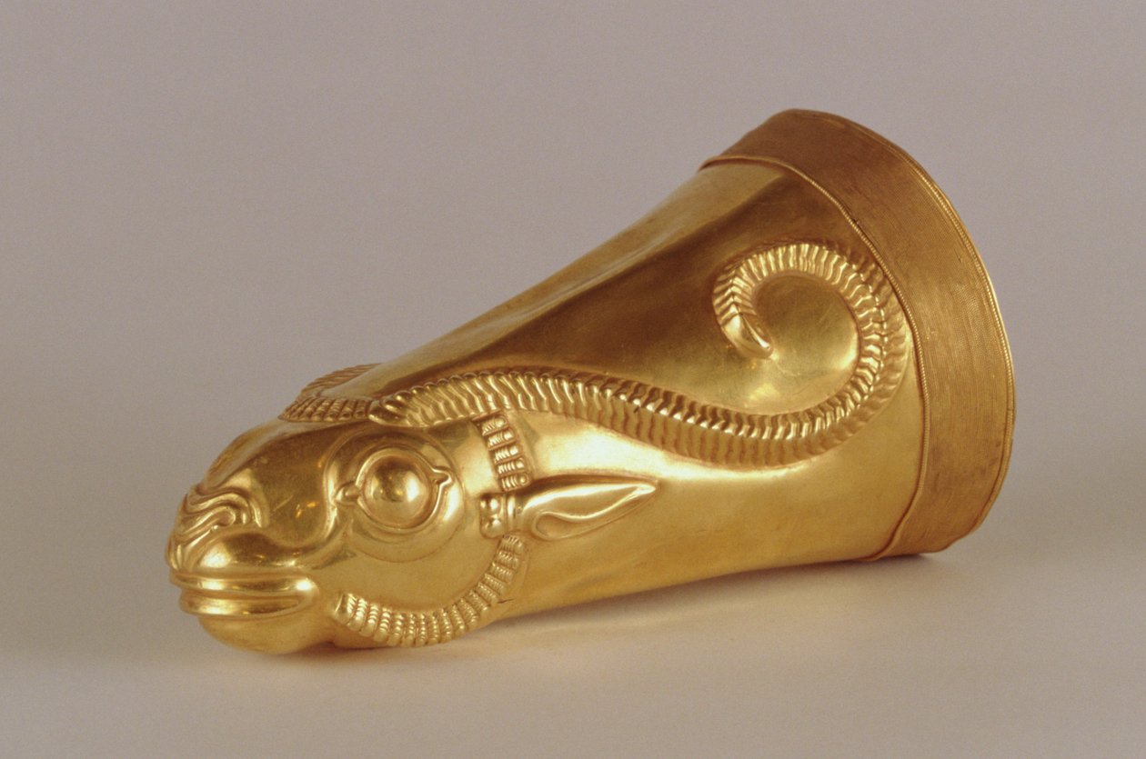 Rhyton shaped as a gazelle