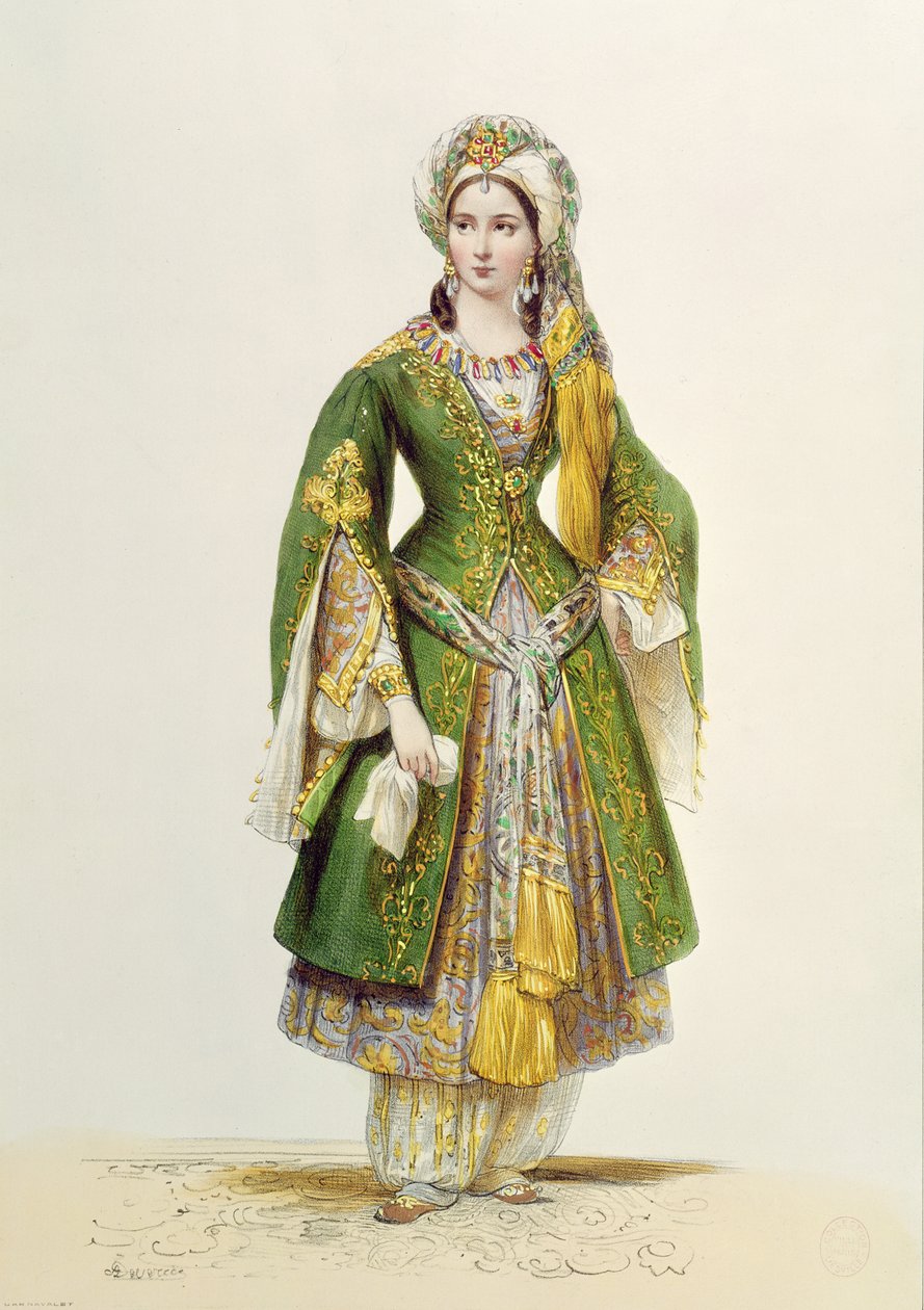 Mademoiselle Rachel as Roxane in 