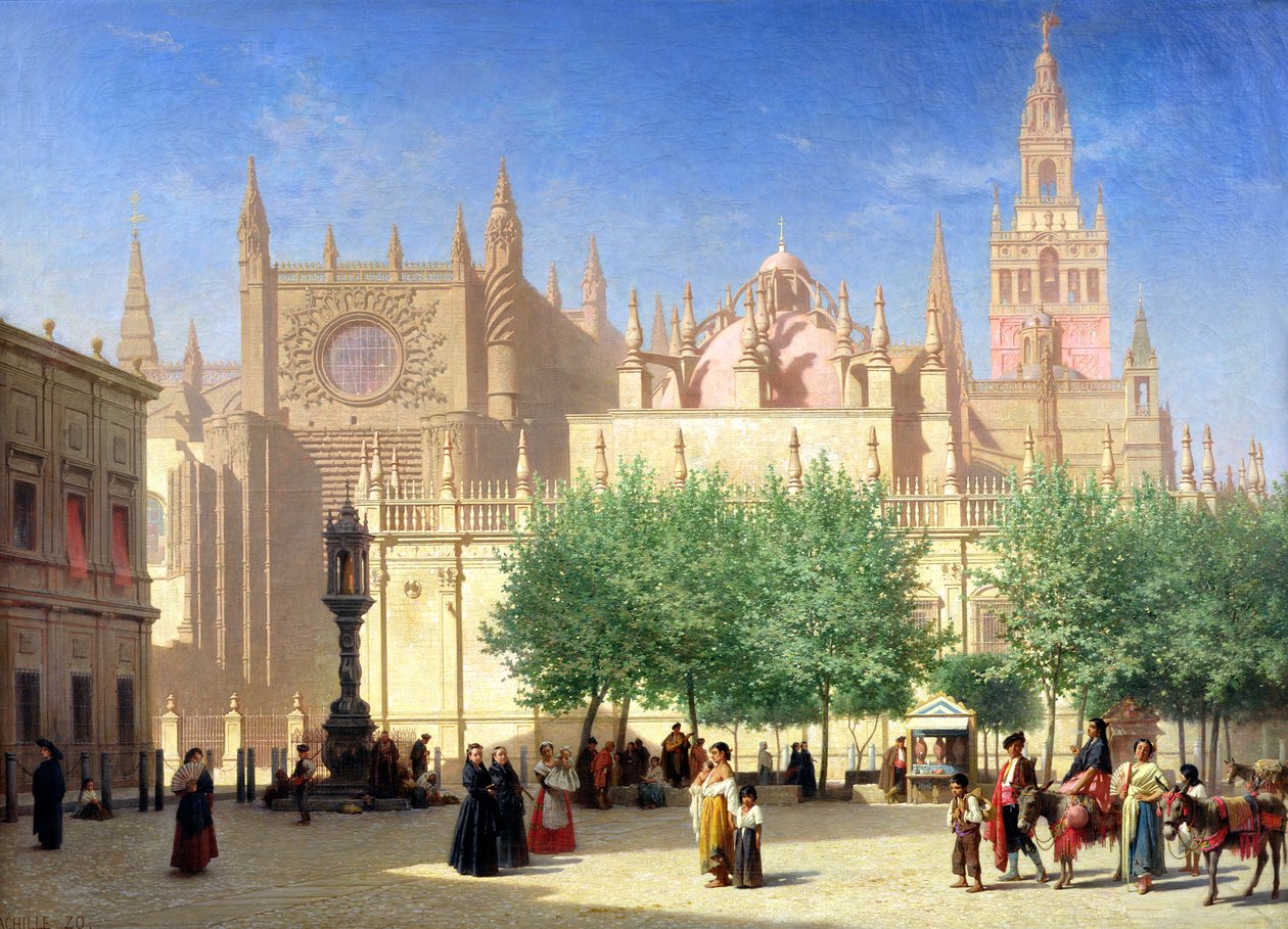 The Cathedral of Seville by Achille Zo