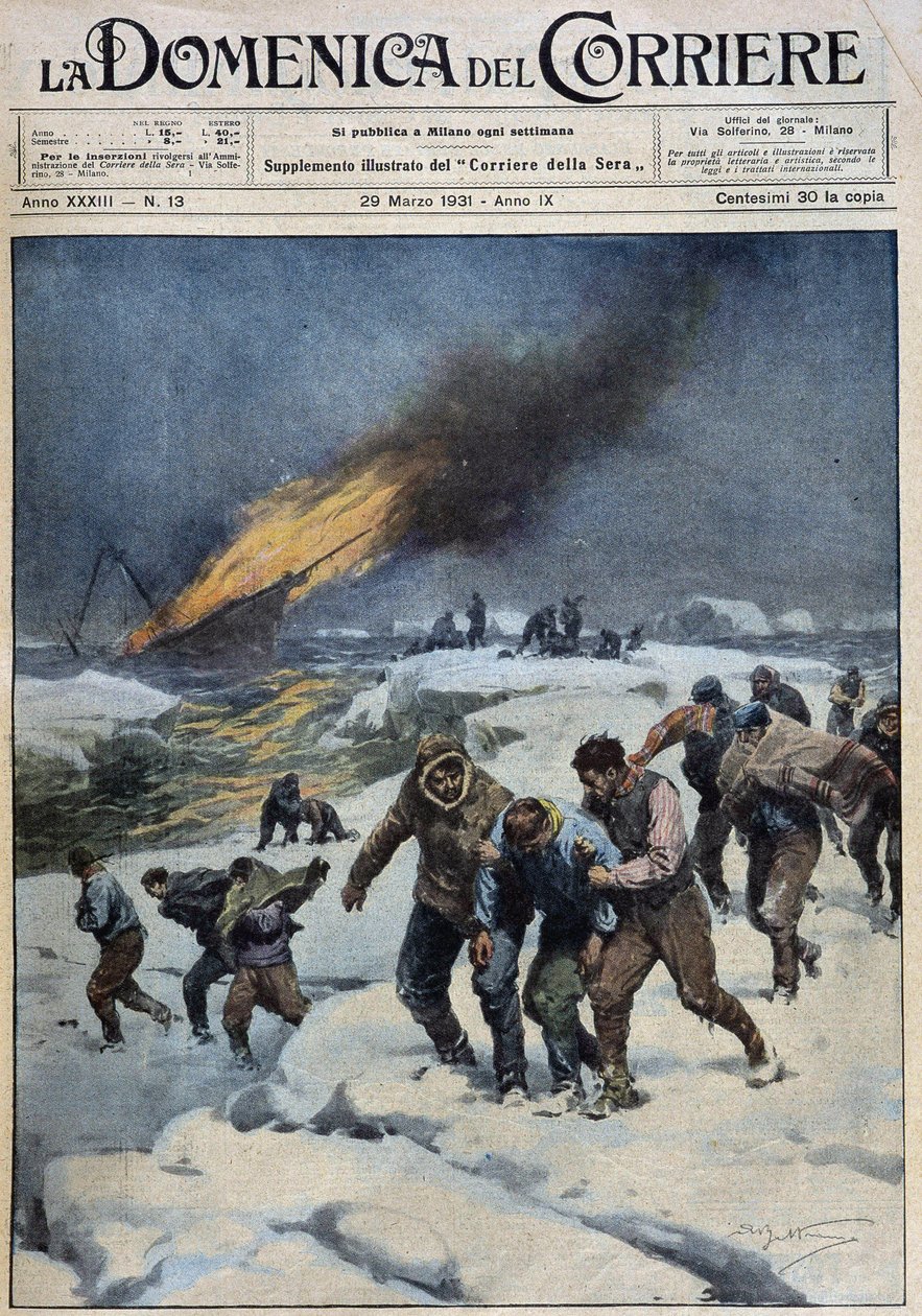 After the explosion of the whaler 