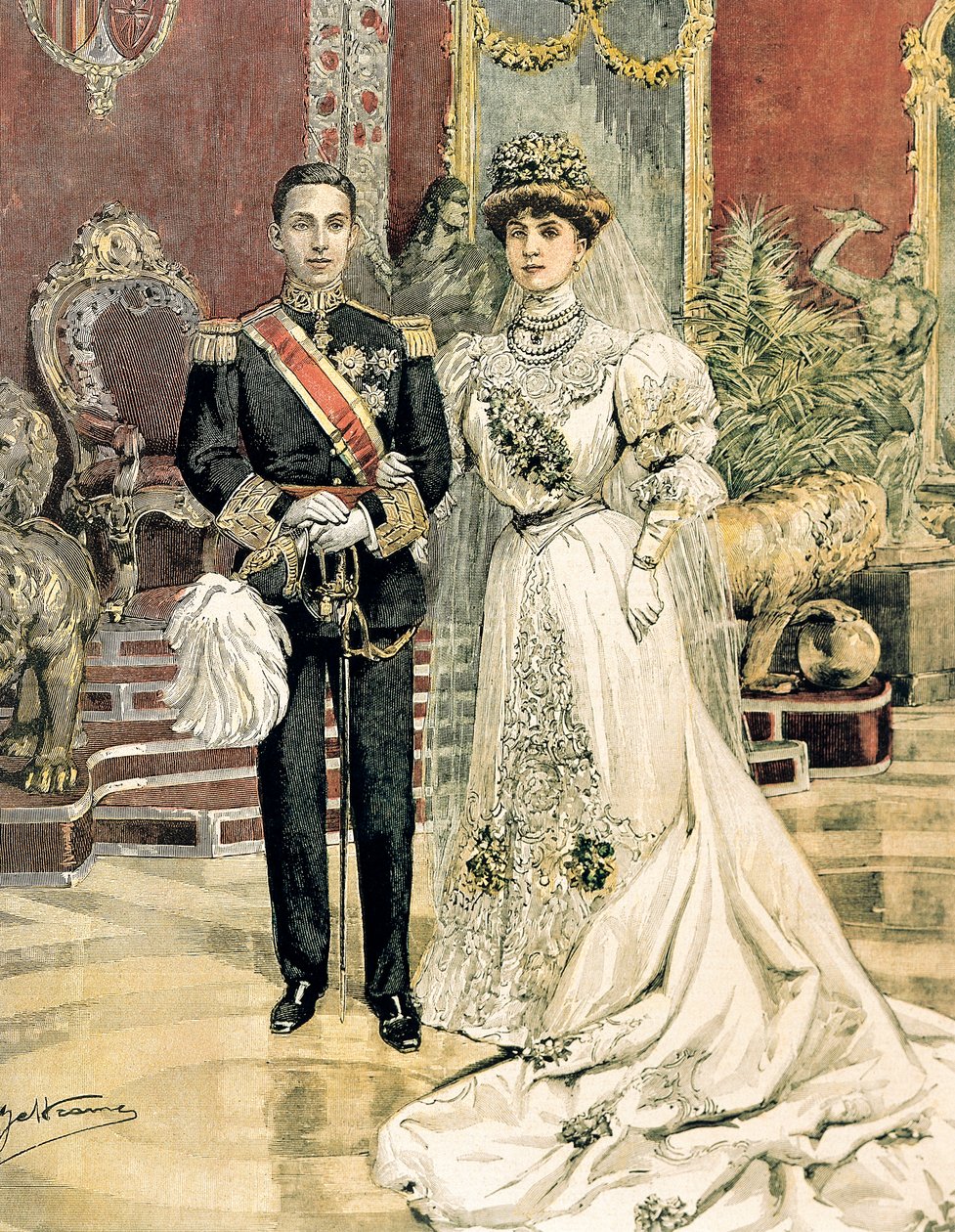 Marriage of King Alfonso XIII of Spain and Princess Ena of Battenberg by Achille Beltrame