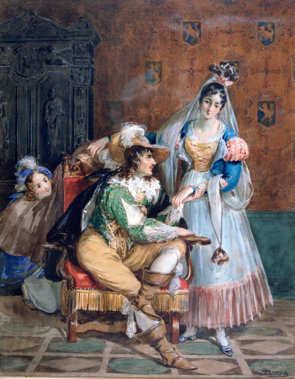 Gallent by Achille Devéria