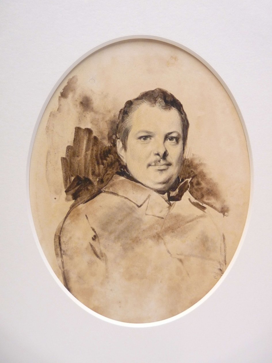Portrait of Honoré de Balzac by Achille Devéria