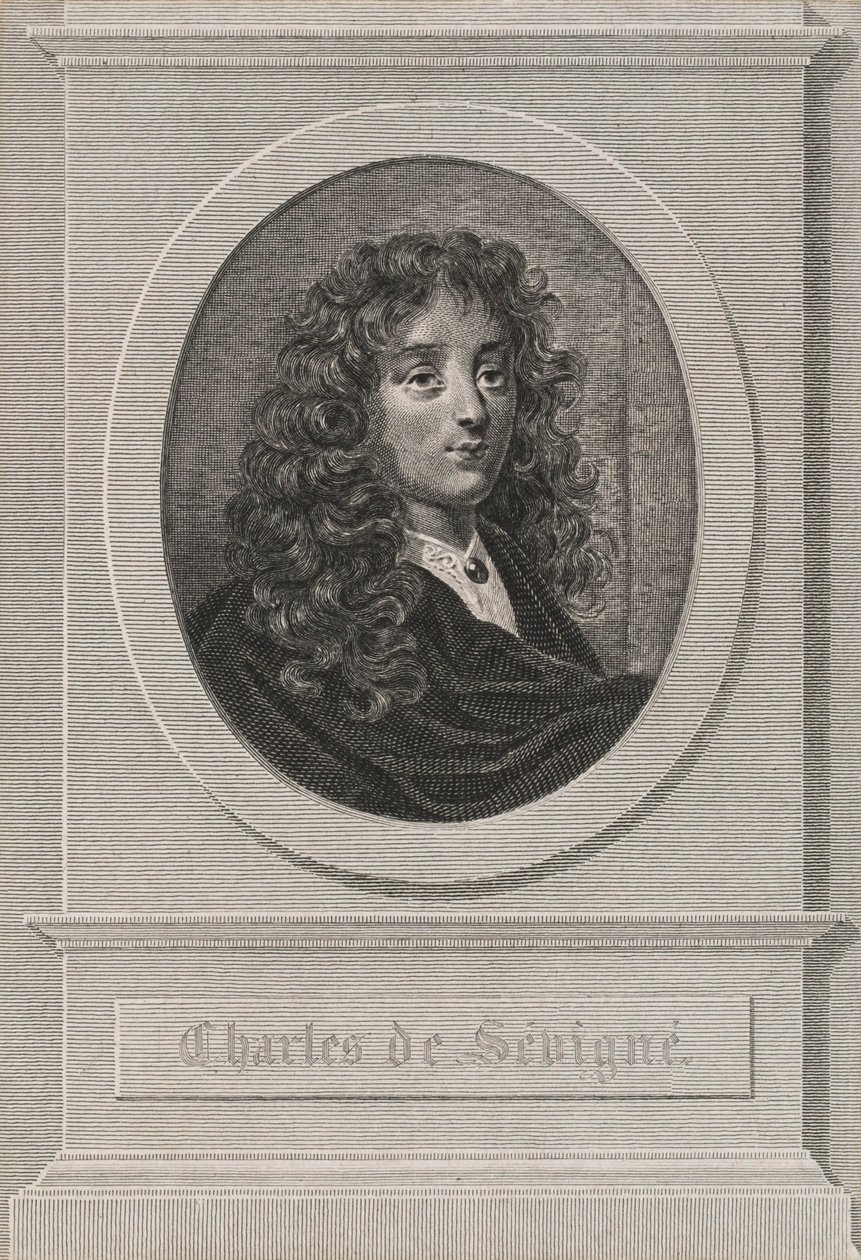 Portrait of Charles de Sévigné by Achille Devéria